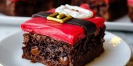 Santa Belly Brownies