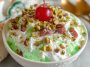 Traditional Watergate Fruit Salad with Pistachios