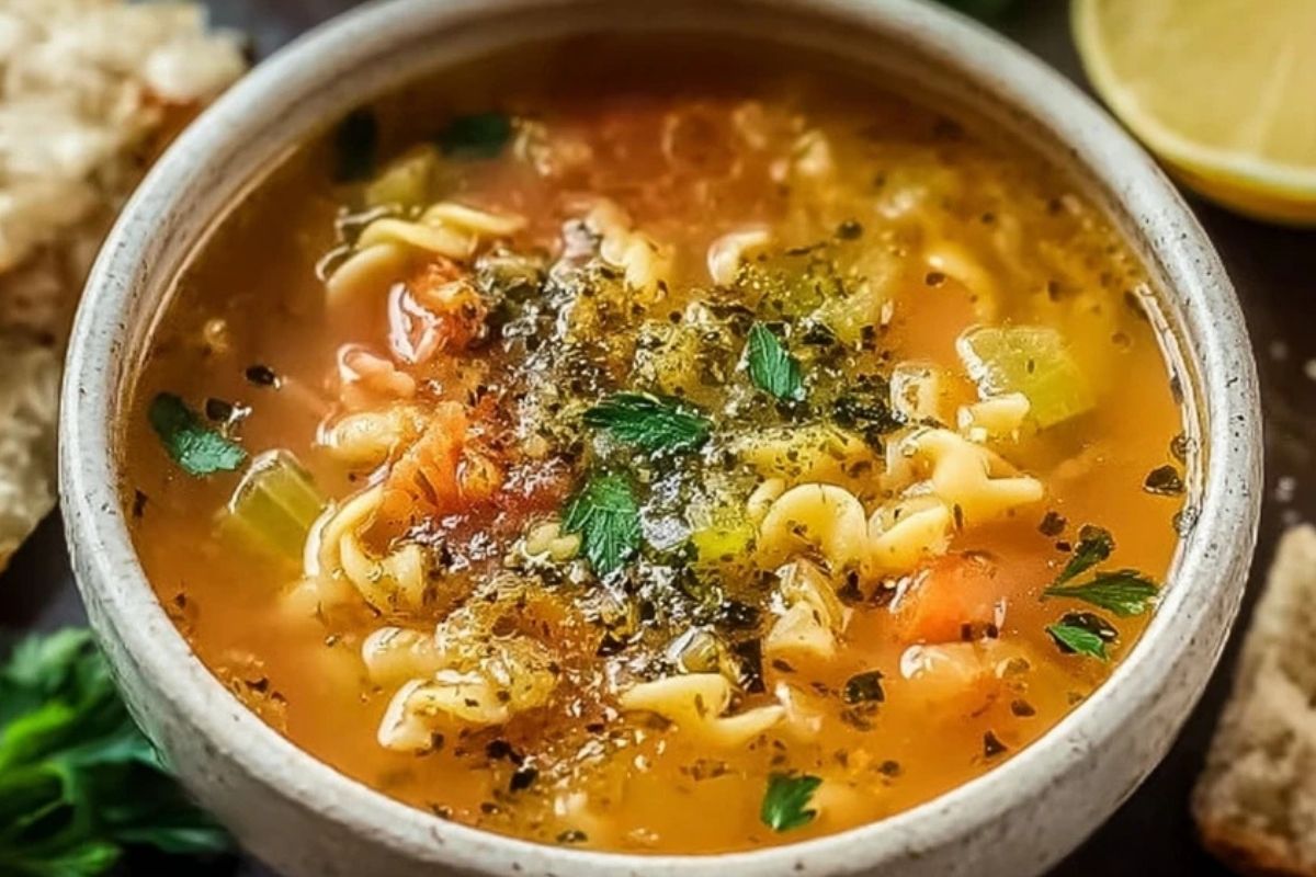 Vegan Italian Penicillin Soup