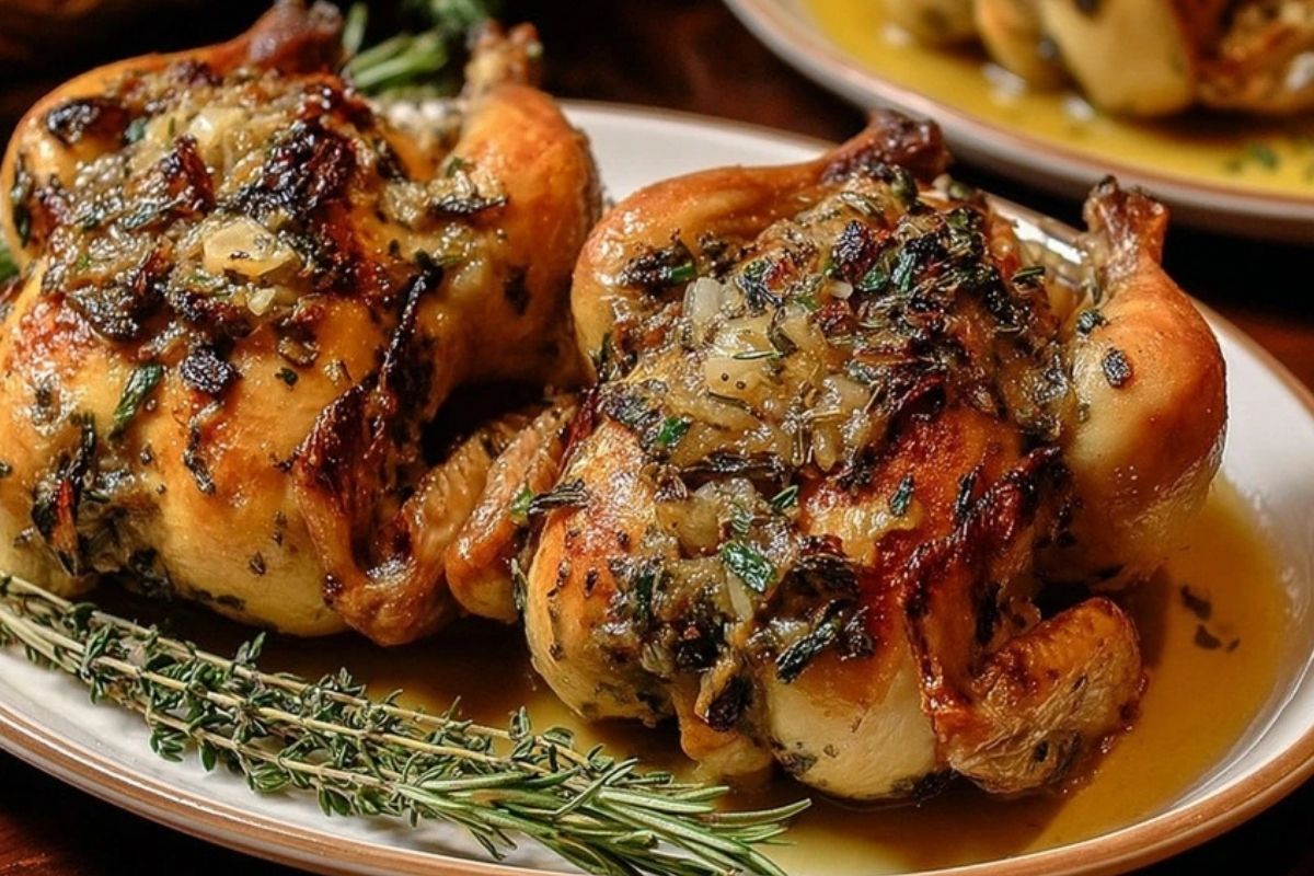 Stuffed Cornish Game Hens