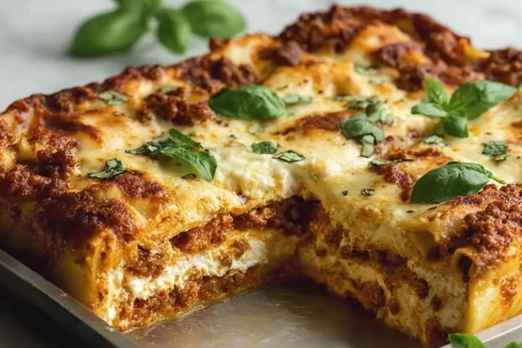 Baked Cottage Cheese Lasagna