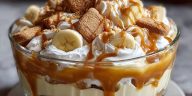 Biscoff Banana Pudding with Caramel