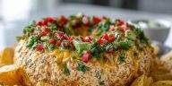 Christmas Taco Cheese Ball Wreath
