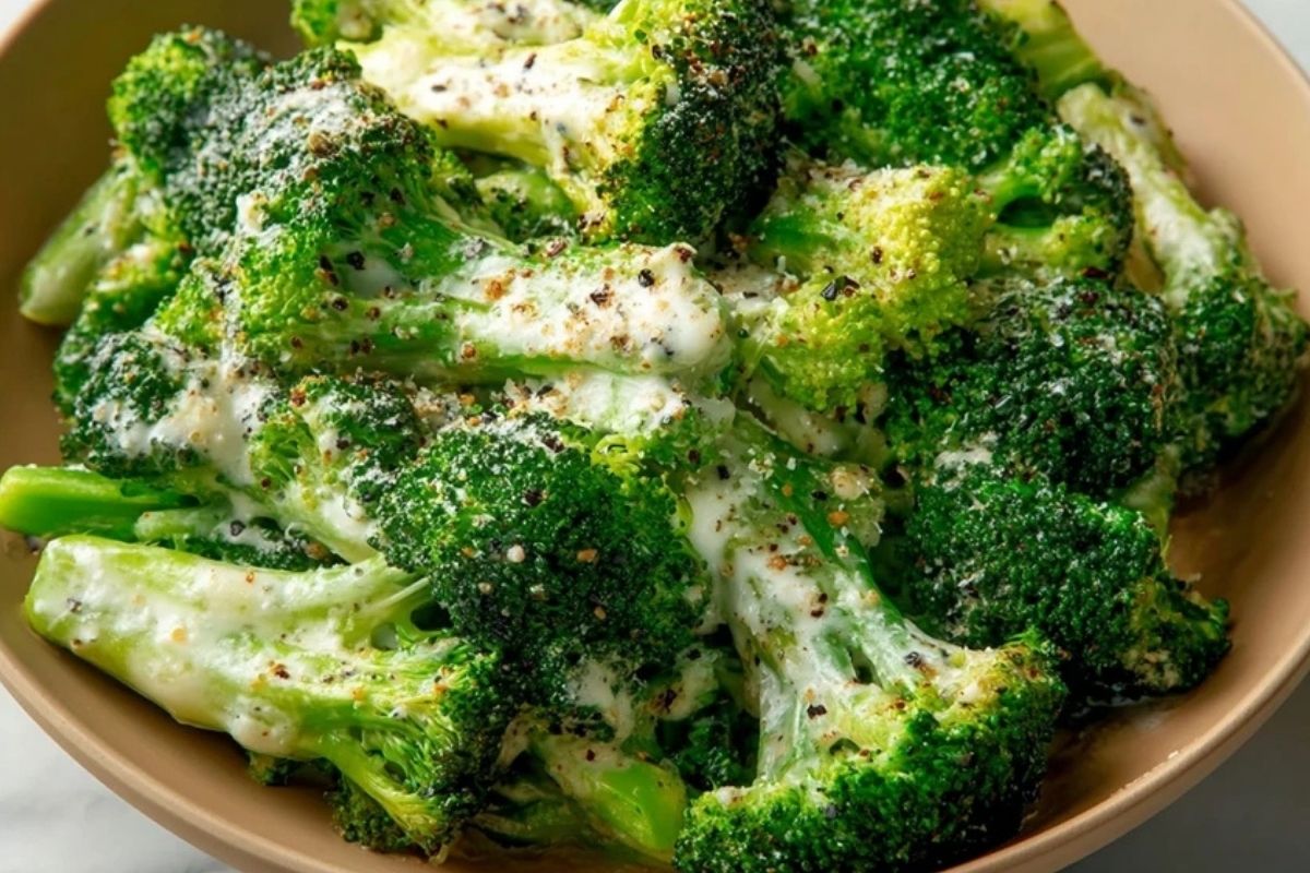 Copycat Longhorn Garlic Parmesan Broccoli