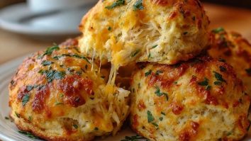 Crab Stuffed Cheddar Biscuits