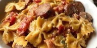Creamy Cajun Sausage Pasta Dinner