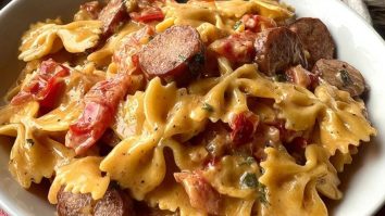 Creamy Cajun Sausage Pasta Dinner