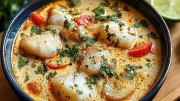 Creamy Coconut White Fish Stew