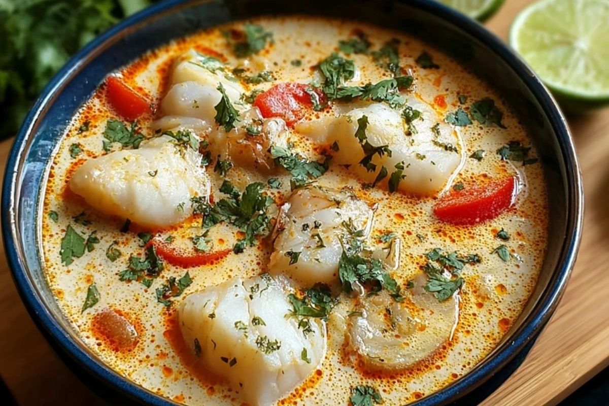 Creamy Coconut White Fish Stew