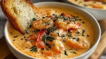 Creamy Crab and Shrimp Seafood Bisque
