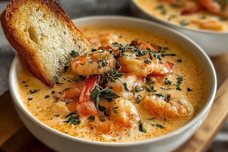 Creamy Crab and Shrimp Seafood Bisque