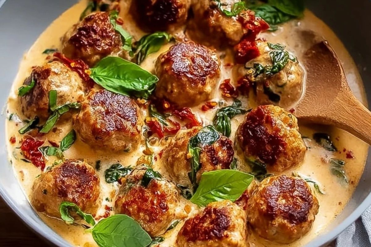 Creamy Marry Me Chicken Meatballs