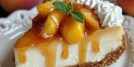 Creamy Peach Delight Cheesecake