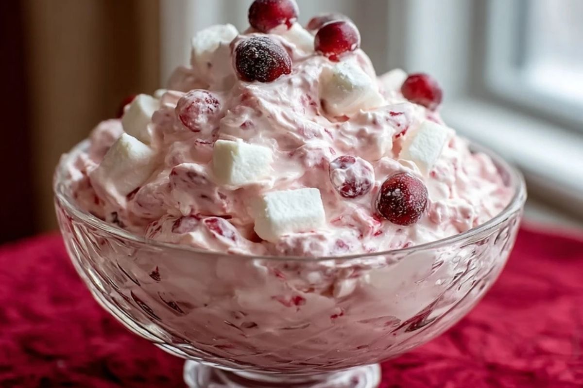 Easy Cranberry Fluff Salad