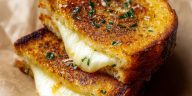 Garlic Bread Grilled Cheese