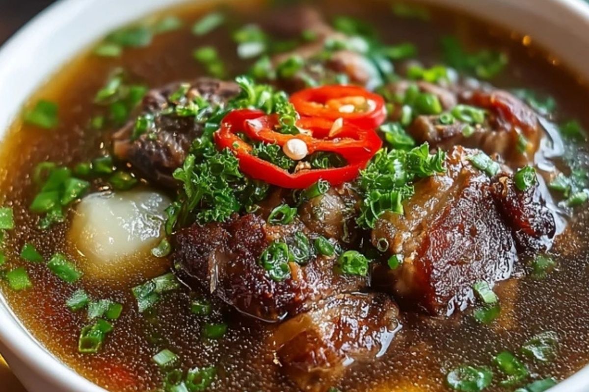 Hawaii Style Oxtail Soup