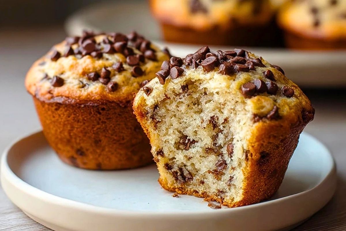 Healthy Greek Yogurt Banana Muffins