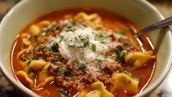 Homemade Lasagna Soup