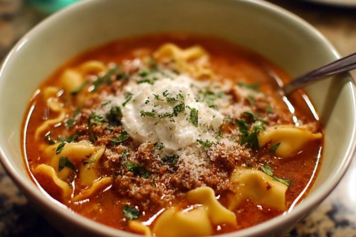 Homemade Lasagna Soup