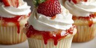 Irresistible Strawberry Shortcake Cupcakes