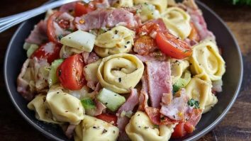 Italian Grinder Tortellini Salad
