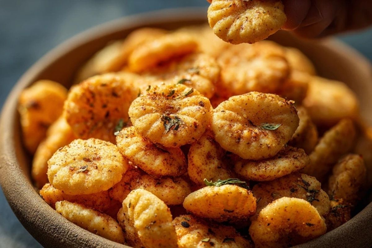 Old Bay Baked Oyster Crackers