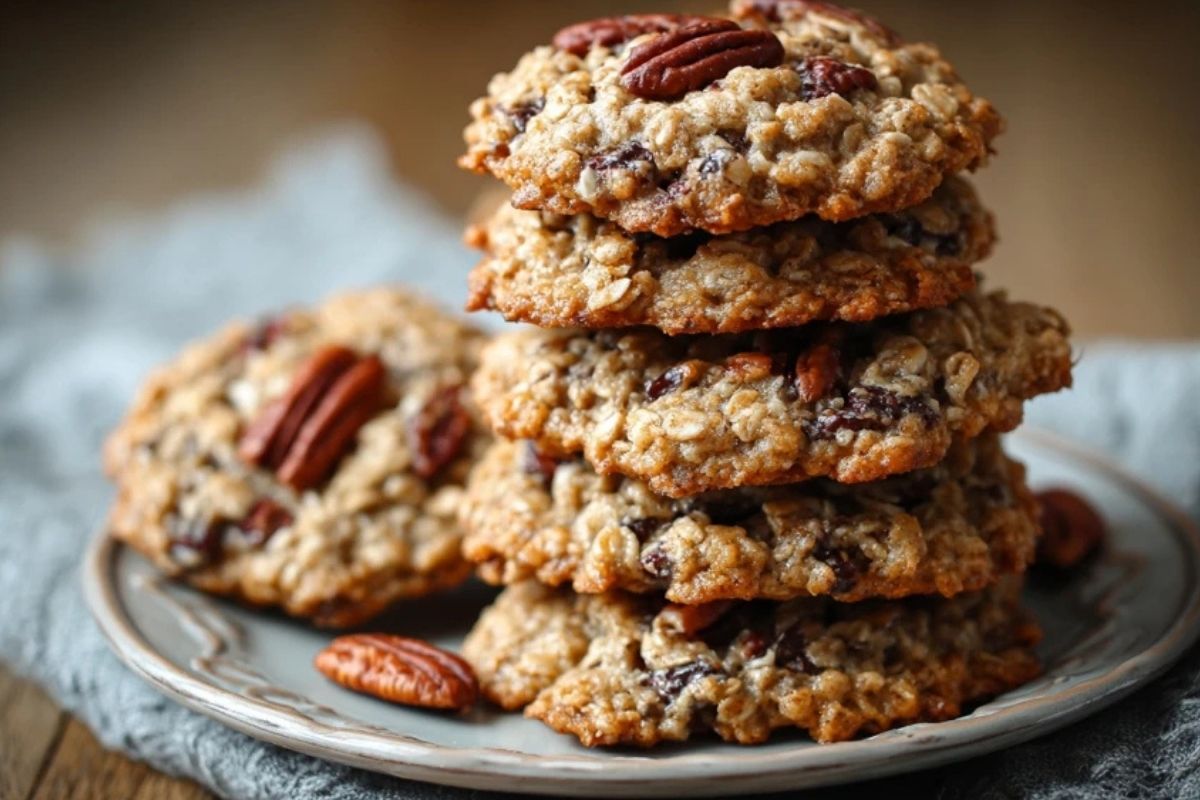 Pecan Pie Oatmeal Cookies