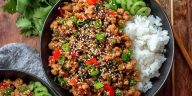 Savory Asian Ground Turkey Bowls
