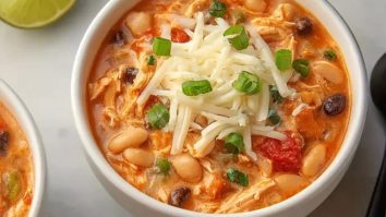 Slow Cooker Buffalo Chicken Chili