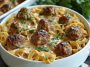 Swedish Meatball Noodle Bake