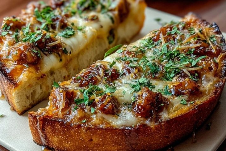 Sweet Spicy Hot Honey Garlic Pizza