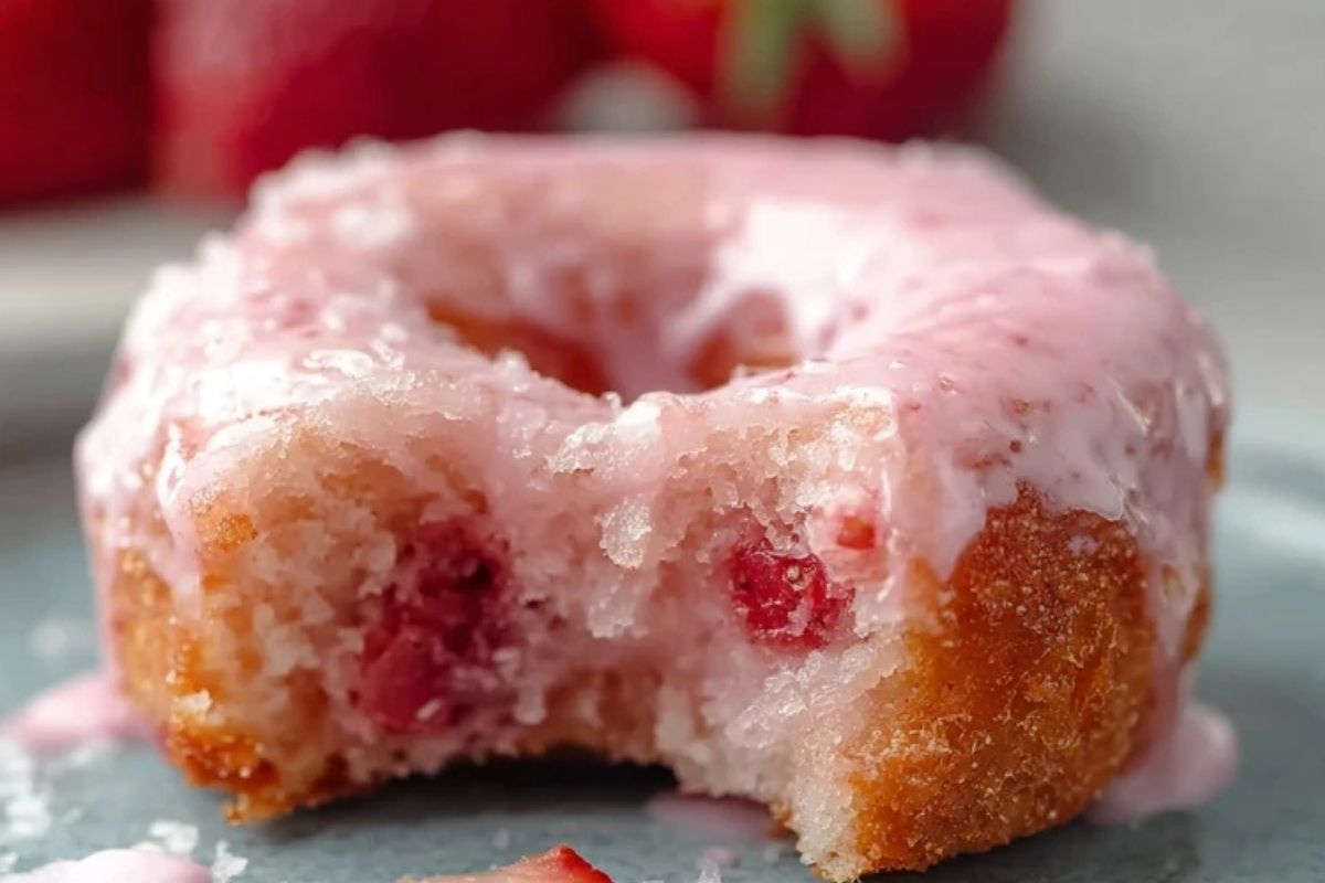 Best Valentine's Day Strawberry Donuts