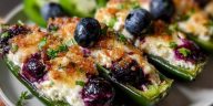 Blueberry Brie Jalapeño Poppers