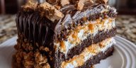 Butterfinger Bomb Cake