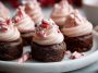 Candy Cane Brownie Bites