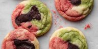 Chewy Spumoni Cookies