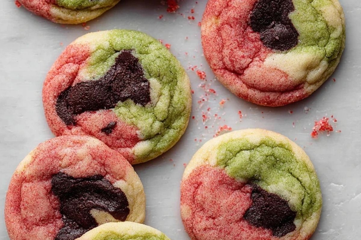 Chewy Spumoni Cookies