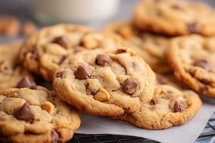 Chocolate Chip and Peanut Butter Chip Cookies