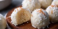 Coconut Snowball Cheesecake Bites