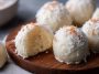 Coconut Snowball Cheesecake Bites