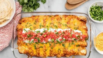 Cream Cheese Chicken Enchiladas