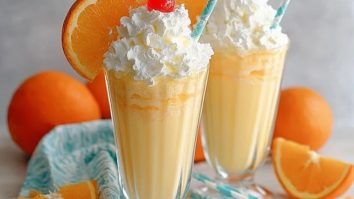Creamy Orange Creamsicle Drink