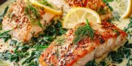 Creamy Spinach Salmon
