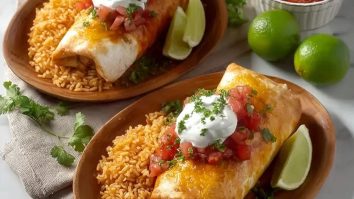 Crispy Chicken Chimichangas