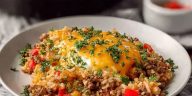 Delicious Ground Beef and Rice Skillet