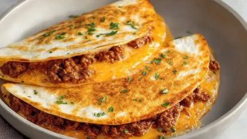 Easy Cheesy Ground Beef Quesadillas