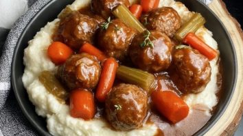 Easy Pot Roast Made With Frozen Meatballs