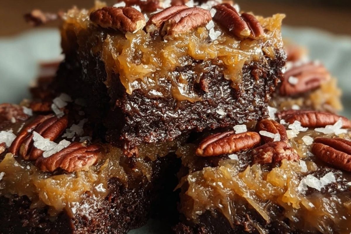 German Chocolate Pecan Brownies