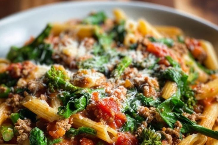 Ground Turkey Veggie Pasta