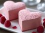 Heart-Shaped Raspberry Mousse